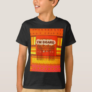 Camiseta Ouro Vermelho Africano Tradicional de Cores Tradic