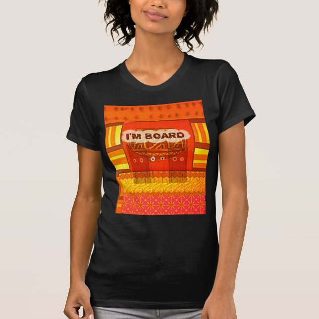 Camiseta Ouro Vermelho Africano Tradicional de Cores Tradic (Frente)