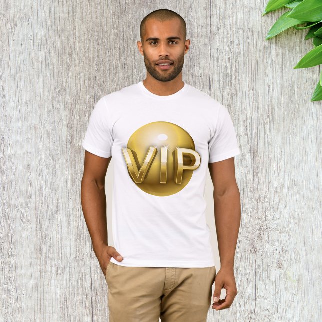 Camiseta Ouro VIP Mens T-Shirt (Criador carregado)