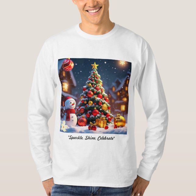 Camiseta "Ouro Winter Wonderland" (Frente)