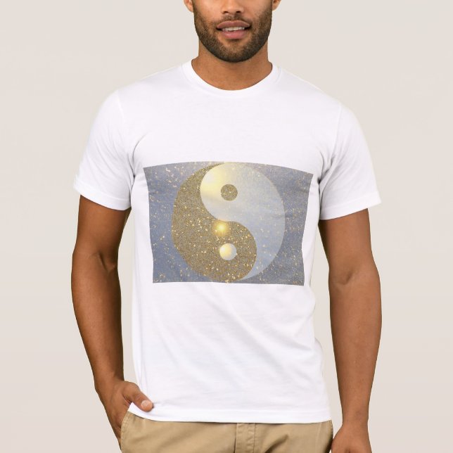 Camiseta Ouro Ying Yang (Frente)