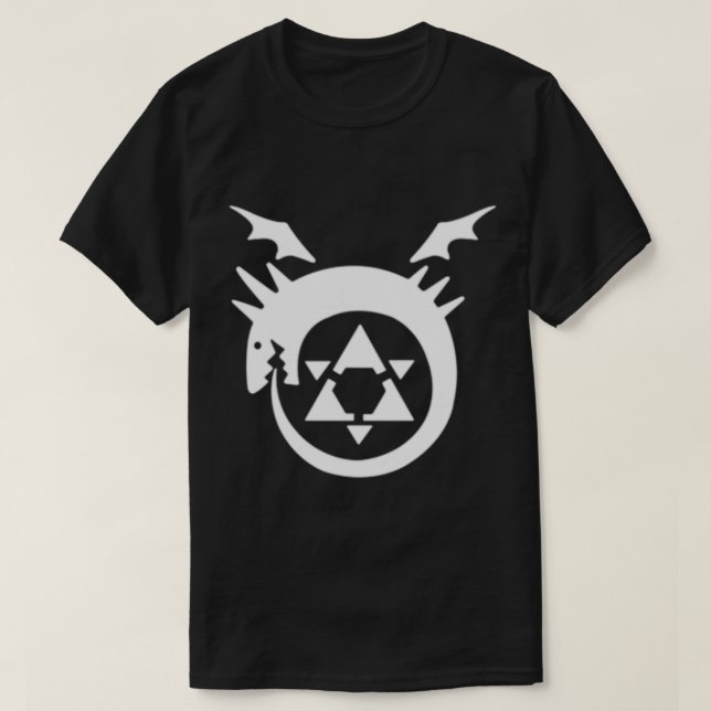 Camiseta Ouroboros Tatto Homuculus (Frente do Design)