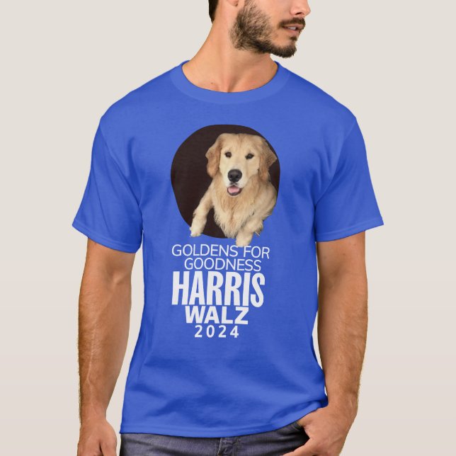 Camiseta Ouros Harris/Walz para o Goodness tee (Frente)
