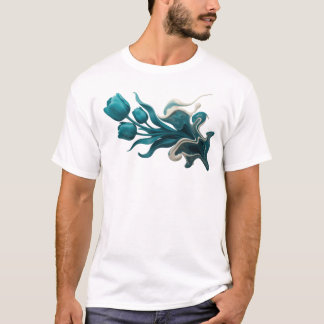 Camiseta Ousada & Bela Composição de Arte de FLOR ABSTRATA