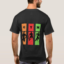 Camiseta Ousada com Silhueta de GYM.