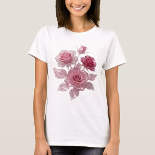 Camiseta Ousada Prata ROSAS ROSADAS Statement