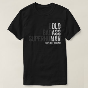 Camiseta ousado badalado sobre-humano l  Dia dos Pais Vô 