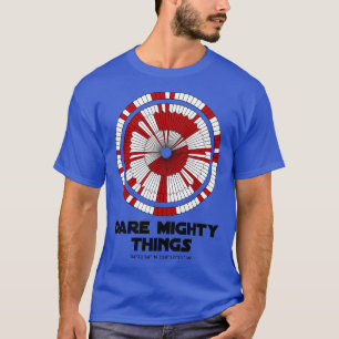Camiseta Ousava coisas poderosas a perseverança Mars Rover