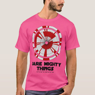 Camiseta Ousava coisas poderosas a perseverança Mars Rover