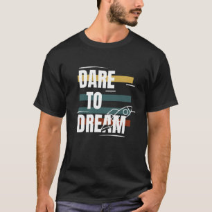 Camiseta Ouse Sonhar Foguete Colorido Motivacional