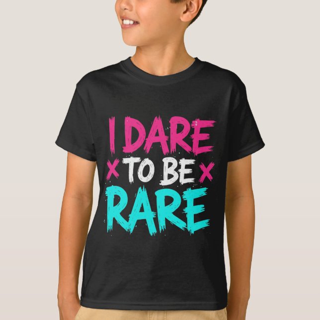 Camiseta Ouso ser Rara Citação de Motivação e Empoderamento (Frente)