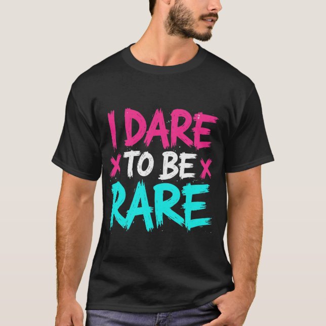 Camiseta Ouso ser Rara Citação de Motivação e Empoderamento (Frente)