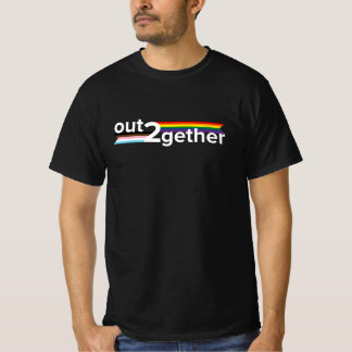 Camiseta Out2gether T-shirt cores escuras