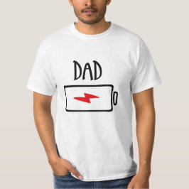 Camiseta Out of Batteries – Dad