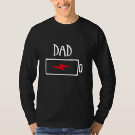 Camiseta Out of Batteries – Dad