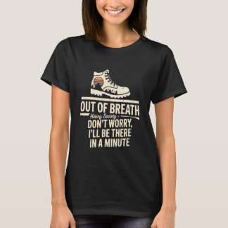 Camiseta Out of Breath Hiking Society Tshirt Hiker Nature M