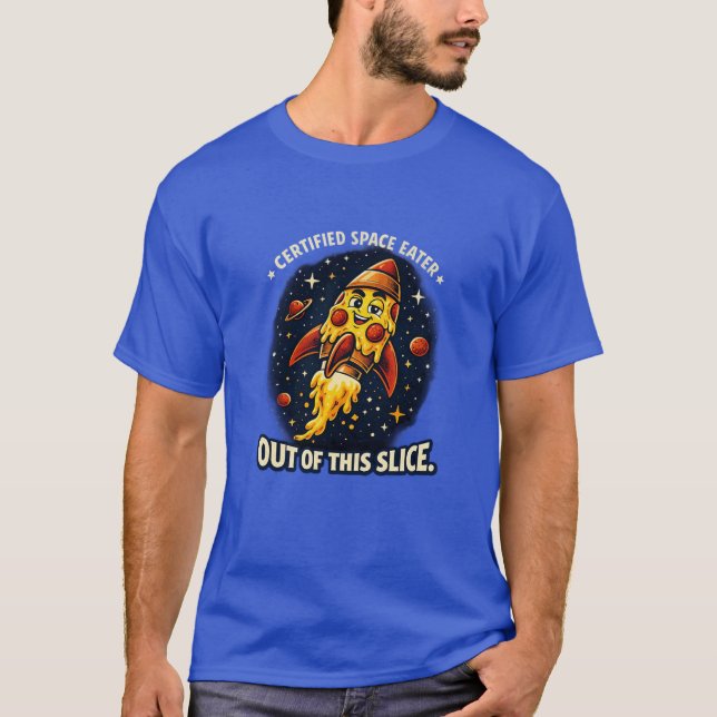Camiseta Out of This Slice – Retorno Divertido de  (Frente)