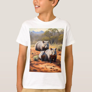 Camiseta Outback Trio: Wombat Wanderers,