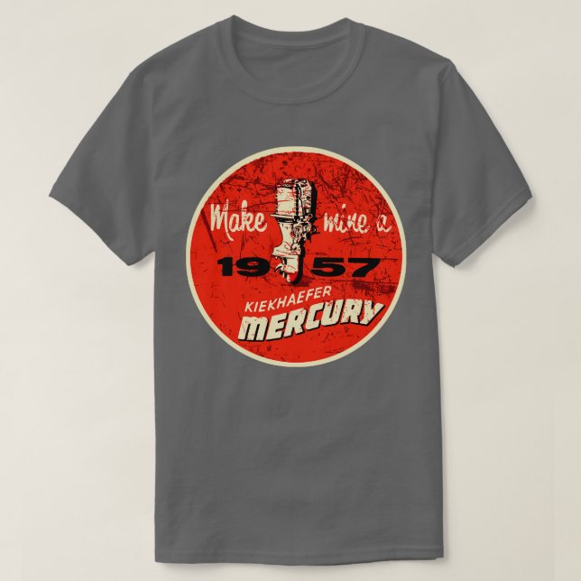 Camiseta Outboards de Mercúrio (Frente do Design)