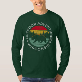 Camiseta Outdoor Adventures Wisconsin