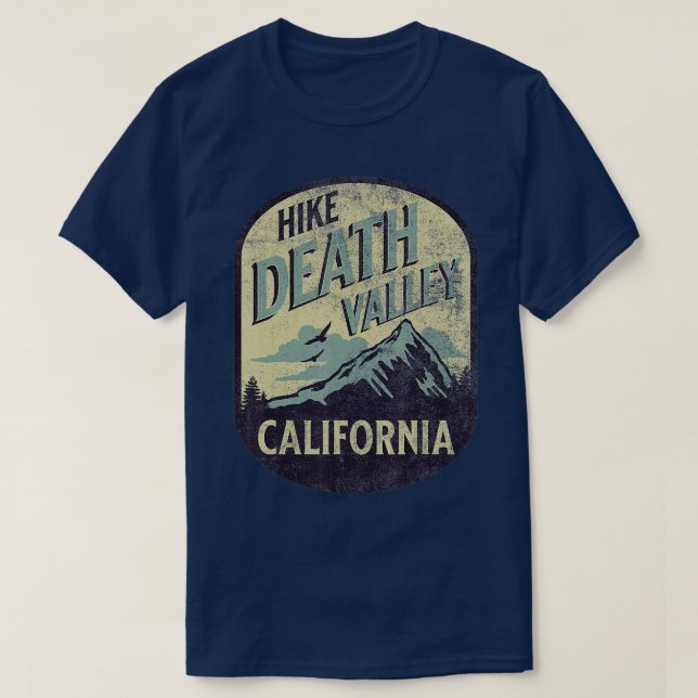 Camiseta Outdoor de Montanha do Death Valley California Nat (Frente do Design)