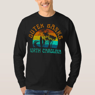 Camiseta Outer Banks North Carolina Surf Beach Surfer Obx