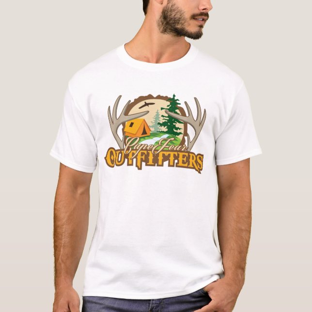 Camiseta Outfitters do medo do cabo (Frente)