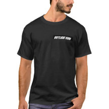Outlaw Run T-Shirt com design atrás