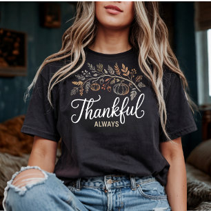 Camiseta Outono De Ação De Graças Sempre Elegante