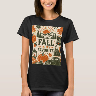 Camiseta Outono é meu favorito