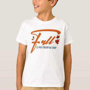 Camiseta Outono É Minha Cor Favorita – Estética de Outono A