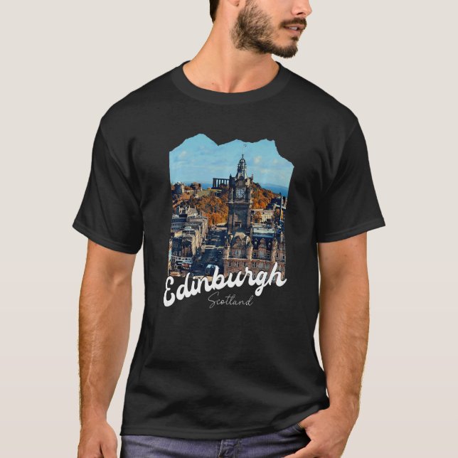Camiseta Outono Em Edimburgo Premium (Frente)