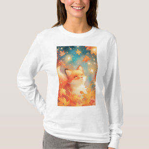 Camiseta Outono Encantado da Raposa