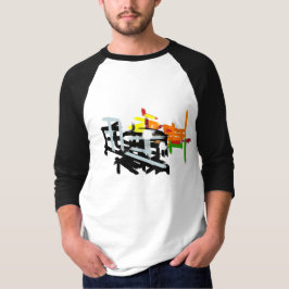 Camiseta Outono esquilo Remendo diversão