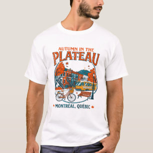 Camiseta Outono No Plateau Montreal Quebec