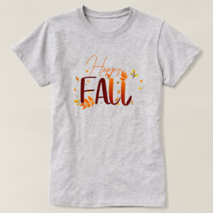 Camiseta outono/outono/Folhas