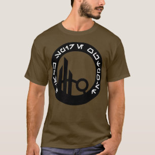 Camiseta Outpost de arame preto T