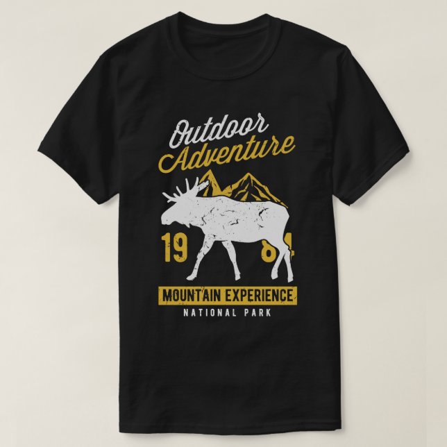 Camiseta Outr Adventure Mountain (Frente do Design)