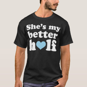 Camiseta Outra metade bonito do casal ele