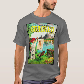 CAMISETA OUTRA VINTAGEM CLÁSSICA ARTE DE COBRIR DA REVISTA