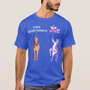 Camiseta Outras trabalhadoras de creche Me Tee Unicorn Dayc