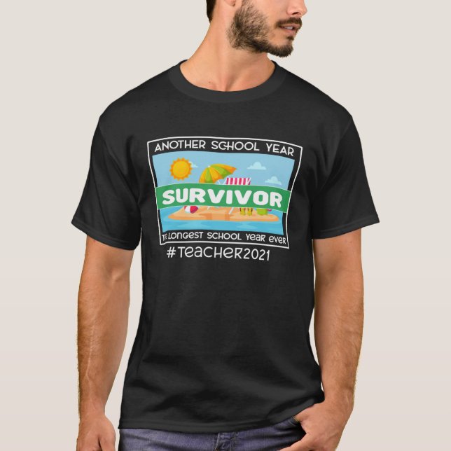 Camiseta Outro ano letivo Sobrevivente O ano mais longo da  (Frente)
