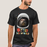 Outro Astronauta Animal Pun Retro Exterior Neste M