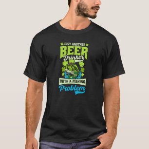 Camiseta Outro Beberrão de Cerveja Pescando no St Patricks