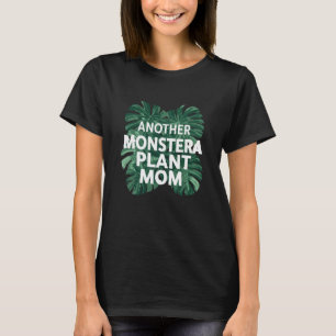 Camiseta Outro Design Divertido de Mãe de Planta Monstera