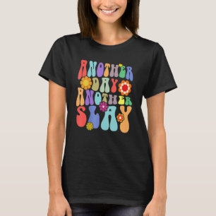 Camiseta Outro Dia Outro Massacre Groovy Vibrações Positiva