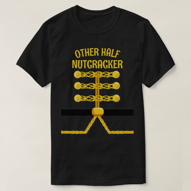 Camiseta OUTRO HALF Nutcracker Matando Natal Familiar (Frente do Design)