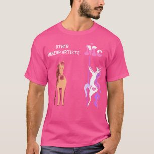 Camiseta Outros artistas de maquiagem Me Tee Unicorn Makeup