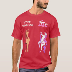 Camiseta Outros assistentes jurídicos Tee Unicorn Paralegal