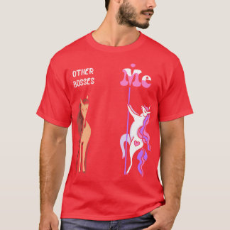 Camiseta Outros Chefes Tee Unicorn Chefe Engraçado Idea B